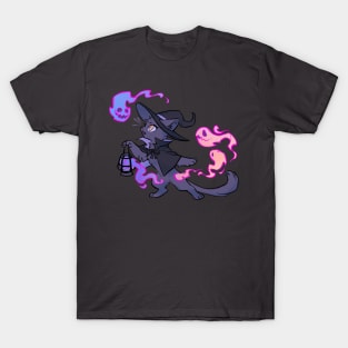 Witch Kitty Ghosts T-Shirt